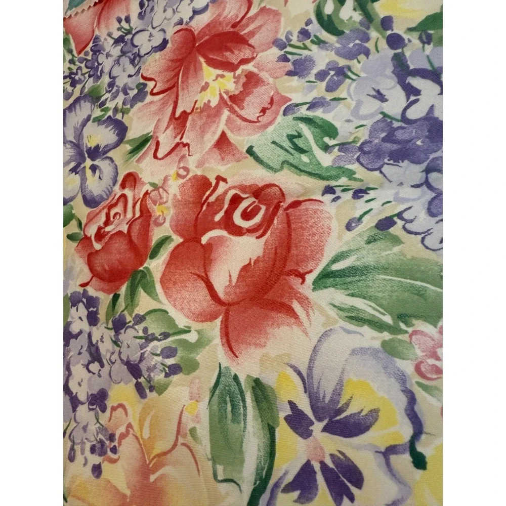 Lot of 3‎ Vintage Flowers abstract 90s look style Fabric 25
